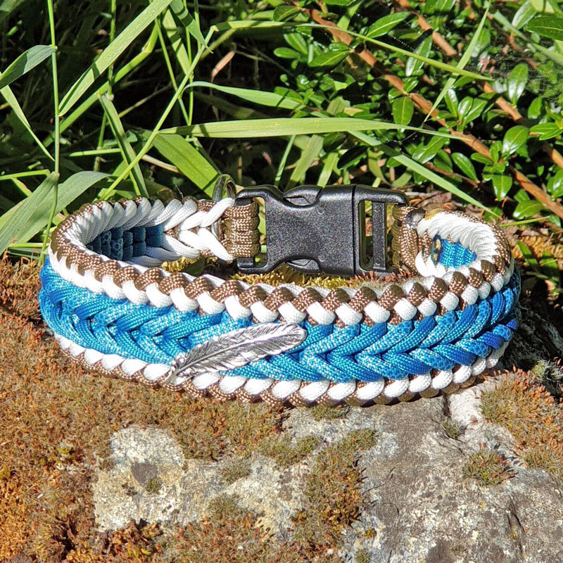 Hundehalsbänder - Hunde-Halsband für Hund handgemacht
